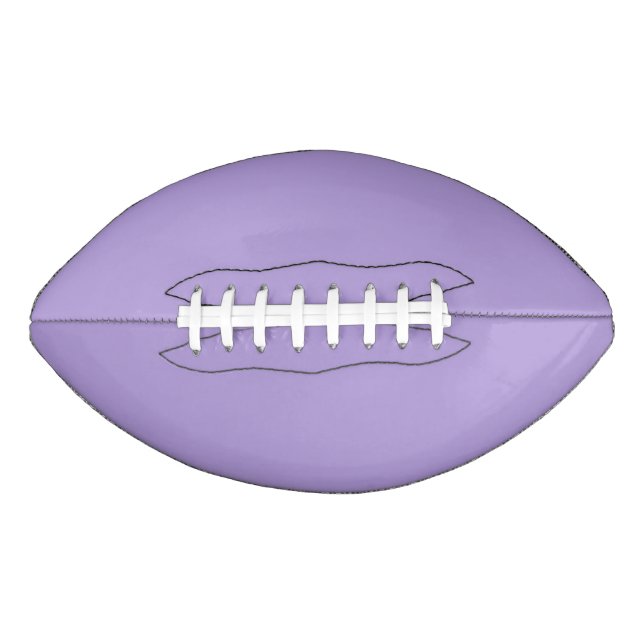 Light Pastel Purple Solid Colour Football (Front)