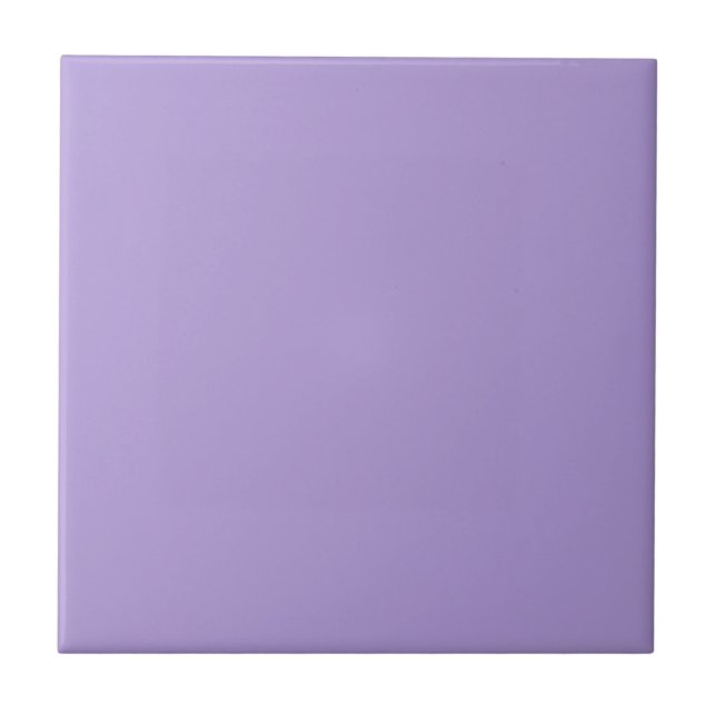 Light Pastel Purple Solid Colour Tile (Front)