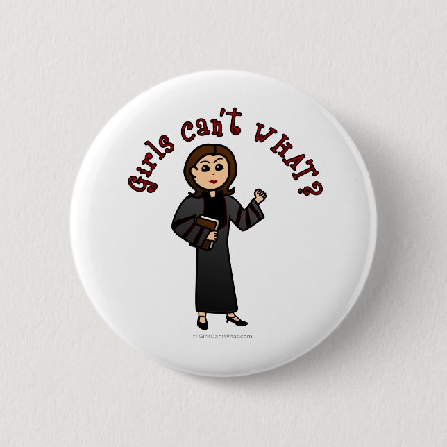 Light Pastor 2 Inch Round Button (Front)