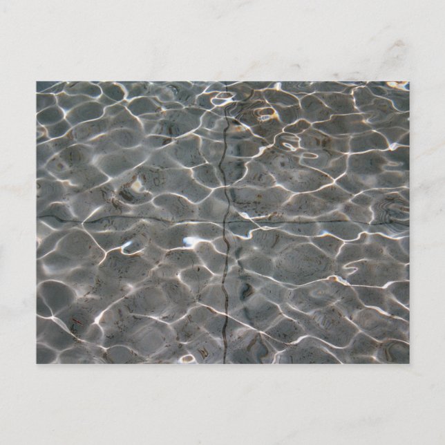 Light patterns on water postcard (Front)