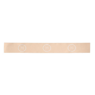 Light Peach High End Coloured Satin Ribbon