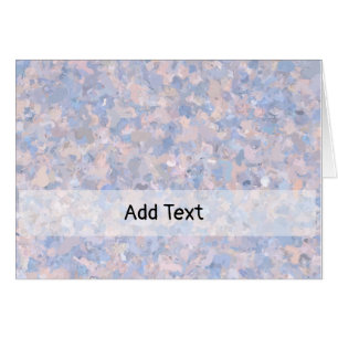 Light Pink and Blue Greeting Card