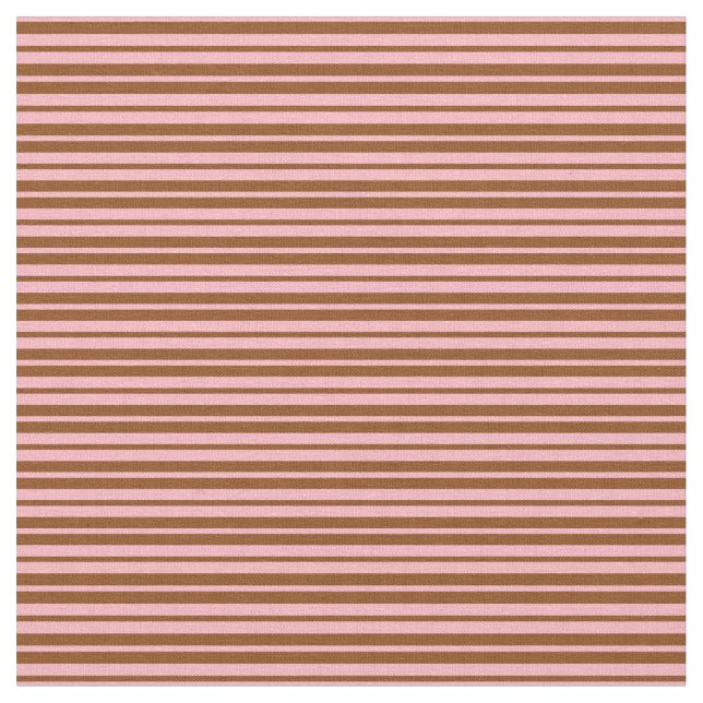 Light Pink and Brown Coloured Pattern Fabric (Close Up)