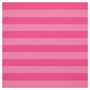 Light Pink and Hot Pink Stripes  Fabric