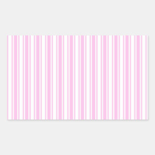 Light pink and white candy stripes sticker