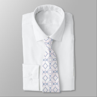 Light Pink and White Pattern Tie