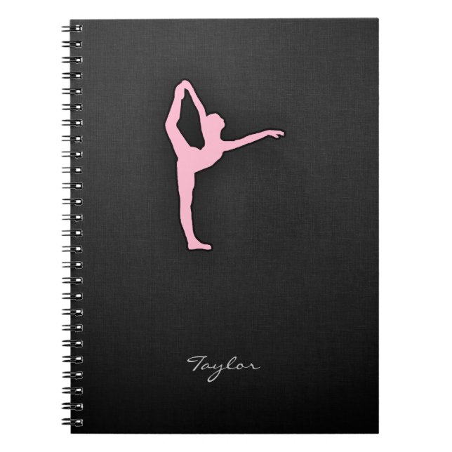 Light Pink Ballet Dancer Notebook (Front)
