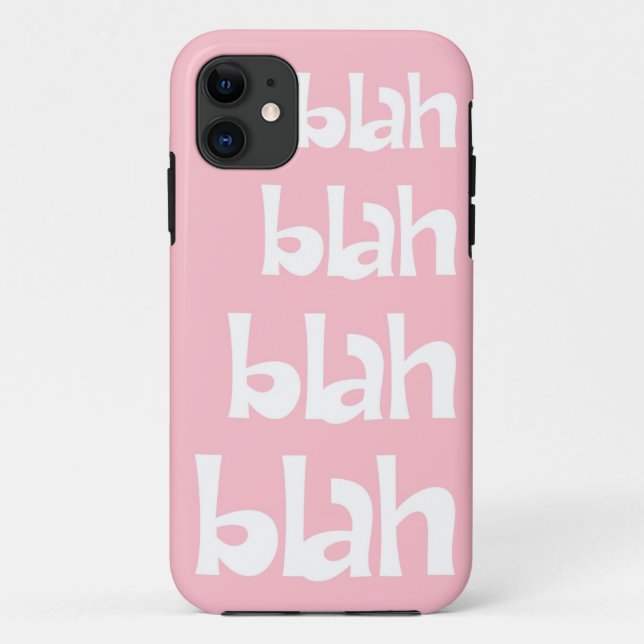 Light Pink Blah Blah Blah iPhone 5s Case (Back)