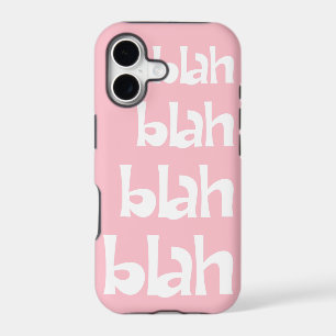 Light Pink Blah Blah Blah iPhone 5s Case