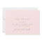 Light Pink Blush | Elegant Simple Wedding