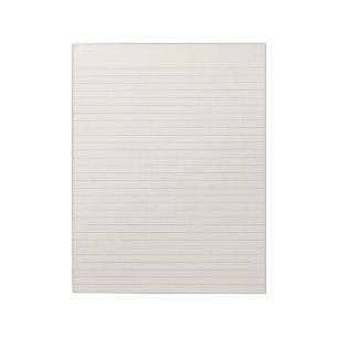 Light Pink Blush Stationery Lined Notepad