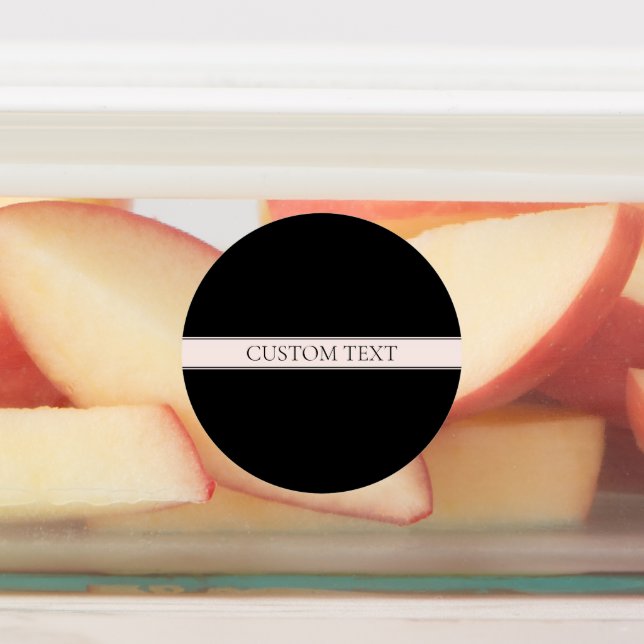 Light Pink Blush Stripe & Elegant Editable Text (Affixed)