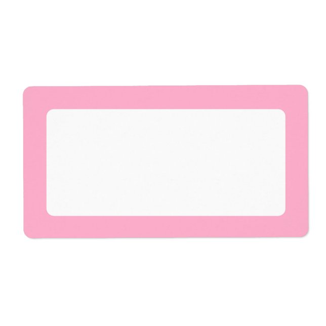 Light pink border blank (Front)