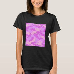 Light Pink Camouflage Art Pretty Pattern Camo T-Shirt