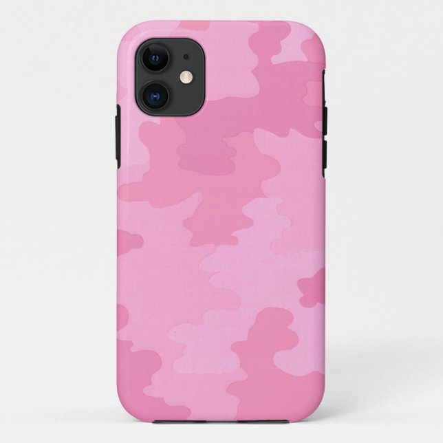 Light Pink Camouflage iPhone 5G Case (Back)