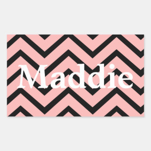 Light Pink Chevron Lines Sticker