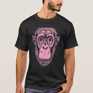Light Pink Chimpanzee  Ape Not Monkey  Cute Chimp T-Shirt