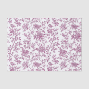 Light Pink Chinoiserie Vine Toile Garden Party Tis Tissue Paper
