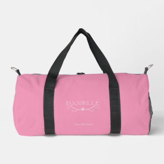 Light Pink Custom Name "Ballet Everyday" Duffle Bag
