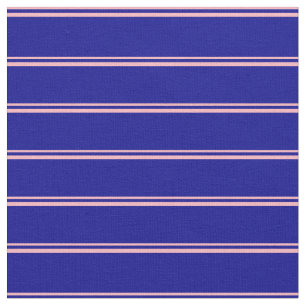 Light Pink & Dark Blue Coloured Pattern Fabric