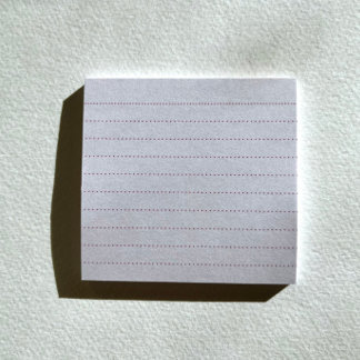 Light Pink Dot Rule Post-It Notes