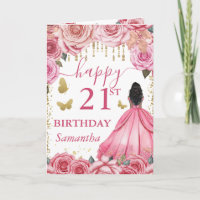 Light Pink Dress Dark Skin Princess Birthday