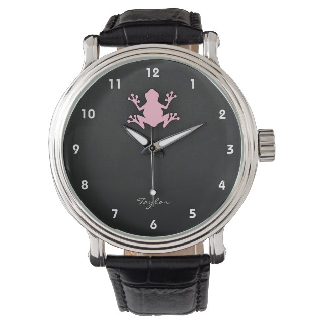 Light Pink Frog Watch (Front)