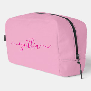 Light Pink Girly Signature Dopp Kit