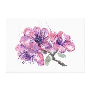 Light Pink Hibiscus Canvas Print