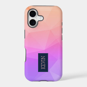 Light Pink & Lavender Modern Geometric Pattern