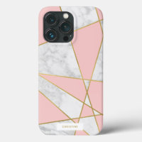 Light Pink Marble and Gold