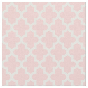 Light Pink Moroccan Print Fabric