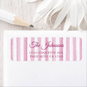 Light Pink Painted Stripes