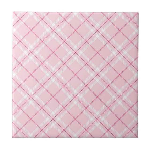 Light Pink Plaid Tile (Front)