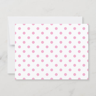 Light Pink Polka Dots Postcard