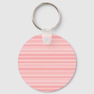 Light Pink Stripes Keychain