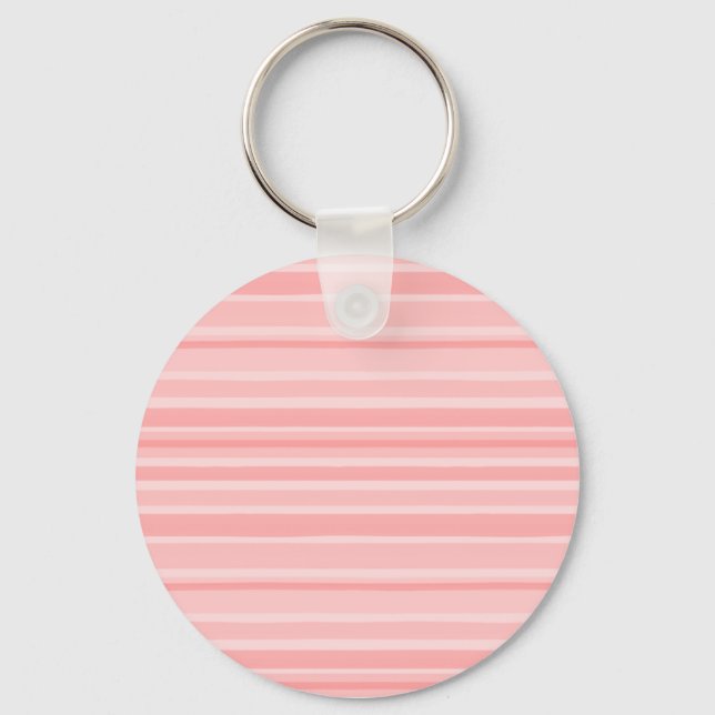 Light Pink Stripes Keychain (Front)