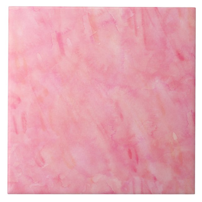 Light Pink Watercolor Texture Pattern Background Tile (Front)