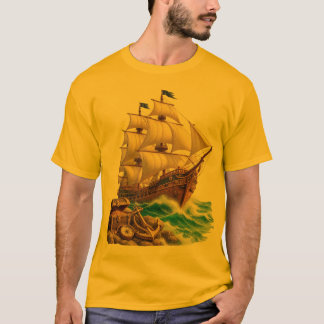 Light Pirate Adventure Ship T-Shirt