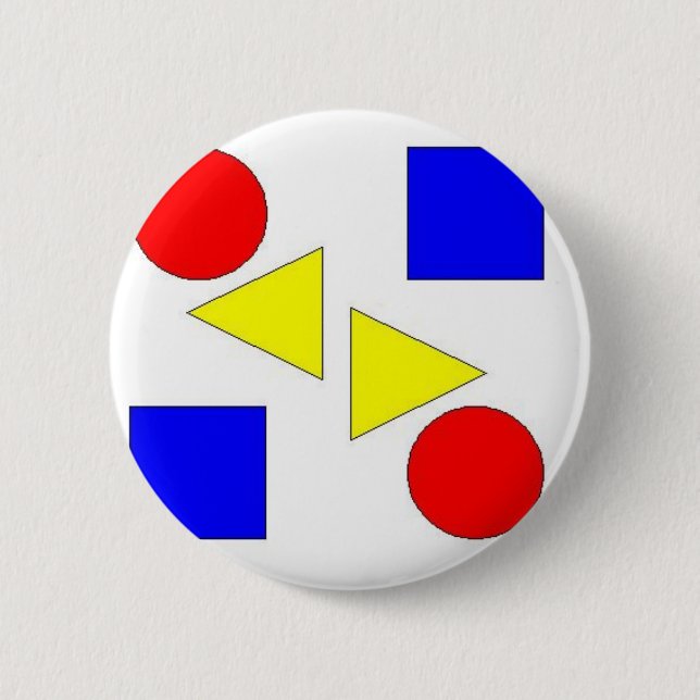 Light Primary 2 Inch Round Button (Front)