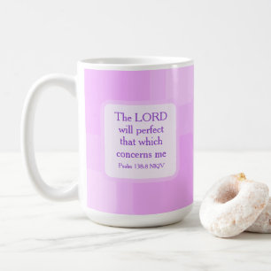 Light Purple Biblical Faith Inspirational Coffee Mug