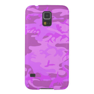 Light Purple Camouflage Galaxy S5 Cover