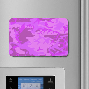 Light Purple Camouflage Magnet