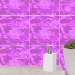 Light Purple Camouflage Tile<br><div class="desc">Light Purple Camouflage pattern image on this product View all my shops here https://bit.ly/SandyspiderStores</div>