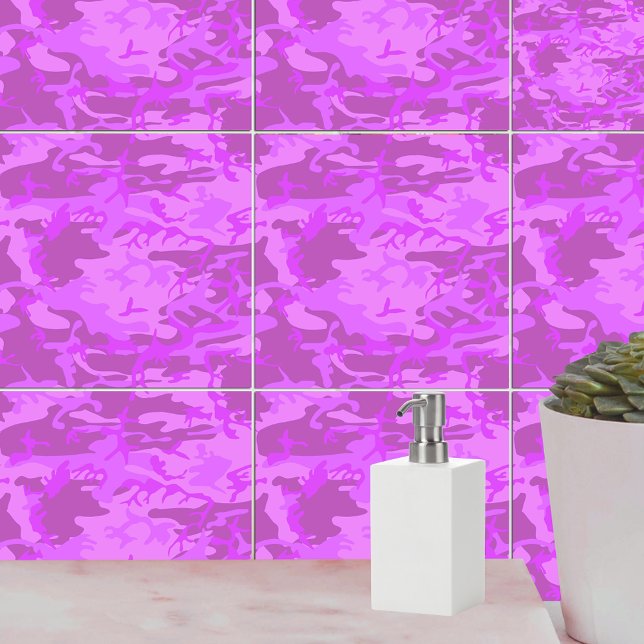 Light Purple Camouflage Tile (Light Purple Camouflage Ceramic Tile)