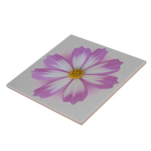 Light purple flower tile