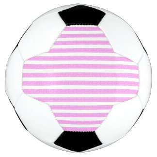 Light Purple Geometric Stripes Soccer Ball