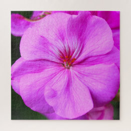 Light Purple Geranium Jigsaw Puzzle