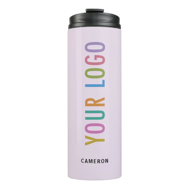 Light Purple Insulated Tumbler Company Logo 12 oz (Front)