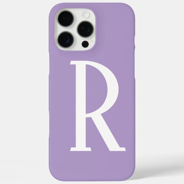Light Purple Monograms Name Cool Gift Party Favour Case-Mate iPhone Case (Back)